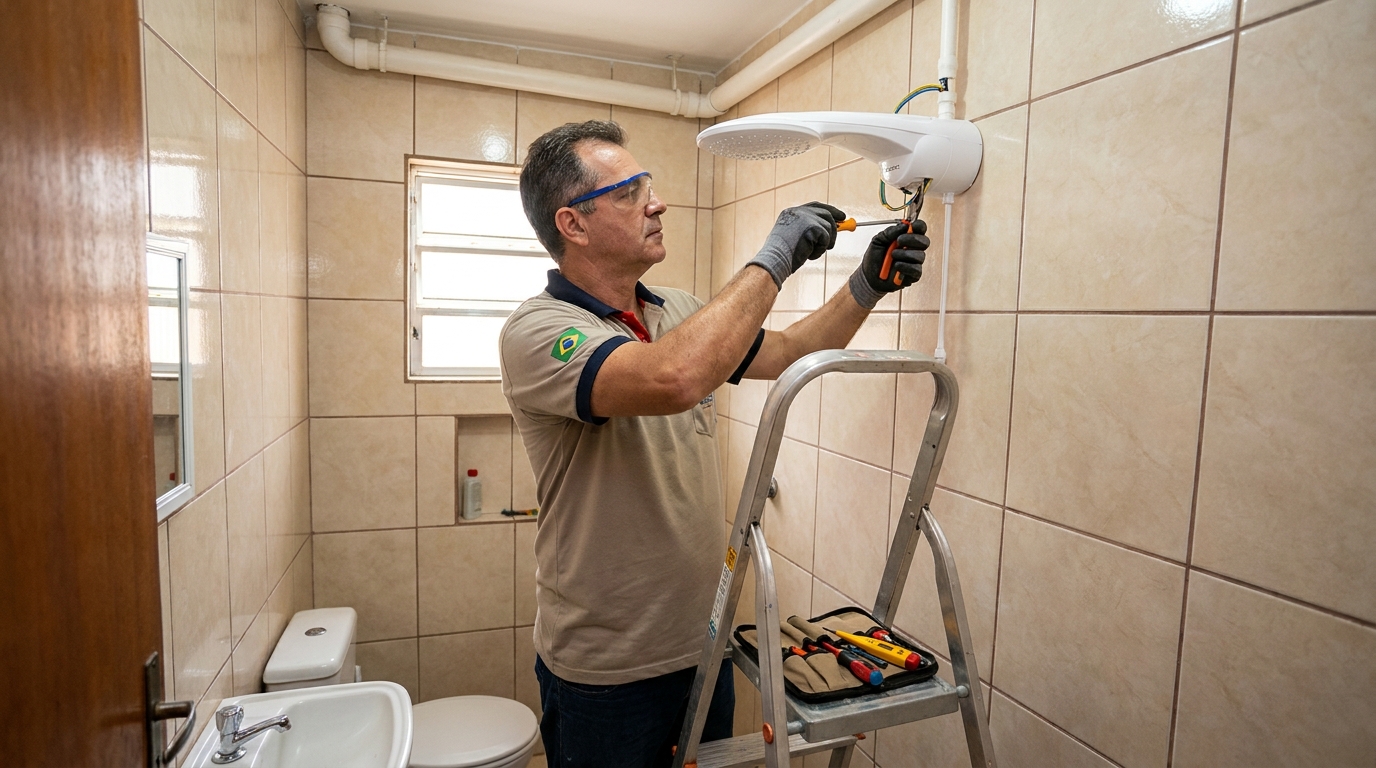 Instalação com pressurizador em São Paulo - Zona Sul-SP